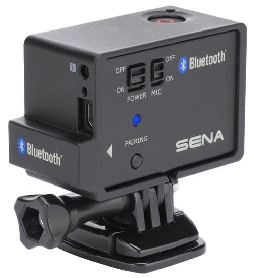 SENA Bluetooth Pack fü GoPro Kameras - Fernbedienungsfunktionen zusammen mit den SENA Headsets oder dem SENA Bluetooth Mikrofon